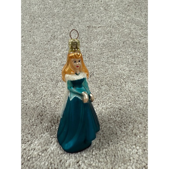 Disney Other - Disney Princess Aurora Glass Christmas Ornament Sleeping Beauty Fairytale 2001